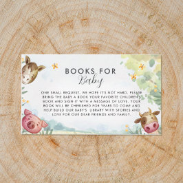 Tarjeta De Recepción Sweet Little Farm Book for Baby