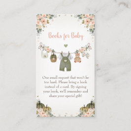 Tarjeta De Recepción Sweet Little Pumpkin Autumn Baby Shower