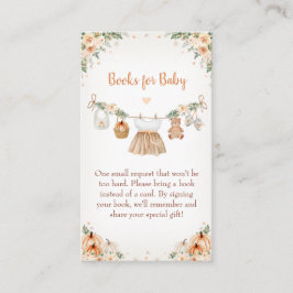 Tarjeta De Recepción Sweet Little Pumpkin Autumn Baby Shower