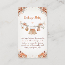 Tarjeta De Recepción Sweet Little Pumpkin Autumn Baby Shower