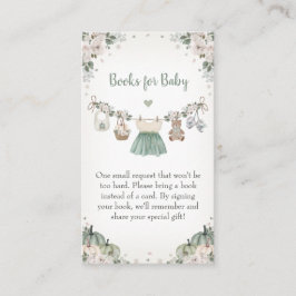 Tarjeta De Recepción Sweet Little Pumpkin Autumn Baby Shower 
