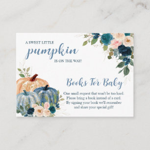 Tarjeta De Recepción Sweet Little Pumpkin Autumn Baby Shower