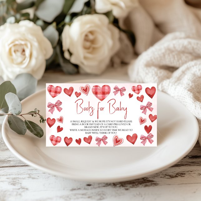 Tarjeta De Recepción Sweetheart Books for Baby Baby Shower Card (Subido por el creador)