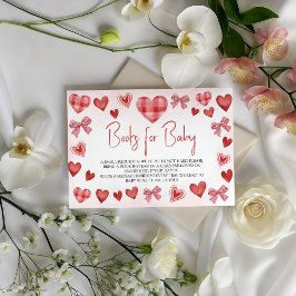 Tarjeta De Recepción Sweetheart Books for Baby Baby Shower Card