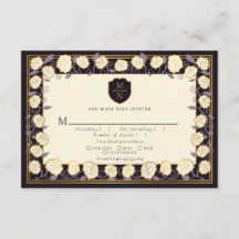Sword & Shield Fantasy Wedding Medieval RSVP