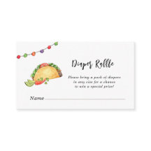 Taco' Bout Baby Ducha Diaper Raffle