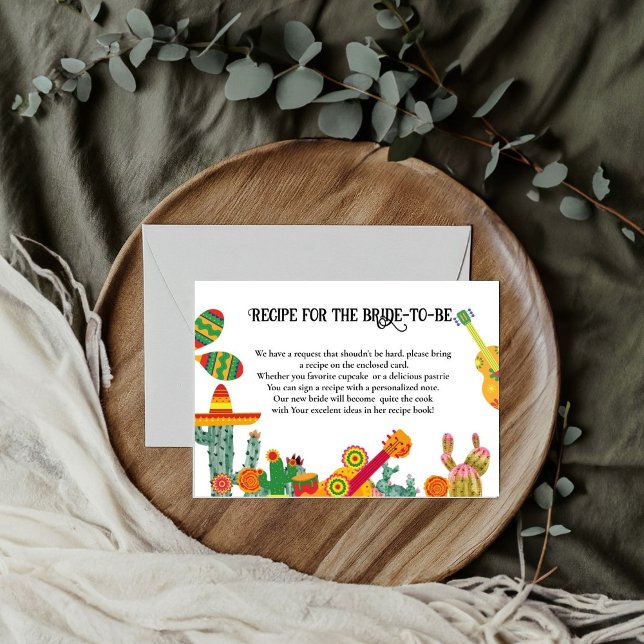 Tarjeta De Recepción Taco mexicano acerca de la receta de solicitud par (Subido por el creador)
