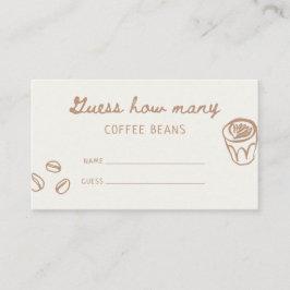 Tarjeta De Recepción Tan Hand Drake Baby Shower Adivina Cuántos