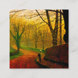 Tarjeta De Recepción Tarde de noviembre en Stapleton Park Grimshaw