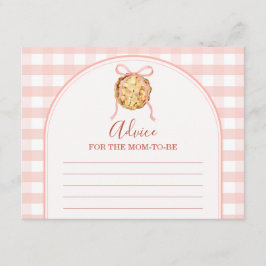 Tarjeta De Recepción Tarta Dulce Rosa Pastel Cuadro Consejo Para Mamá