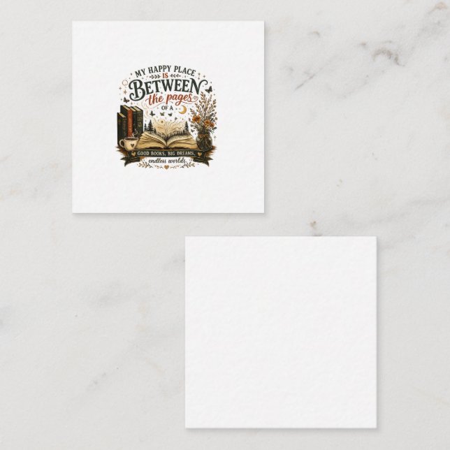 Tarjeta De Recepción Taza (Anverso / Reverso)