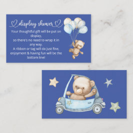 Tarjeta De Recepción Teddy Bear Baby Bear Baby Shower