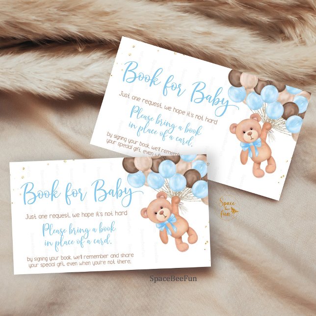 Tarjeta De Recepción Teddy Bear Baby Shower Apenas podemos esperar (Teddy Bear Baby Shower, We Can Bearly Wait Diaper Raffle, Book for Baby Shower, Diaper Raffle Card, )