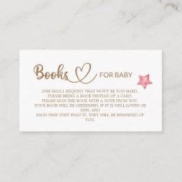 Tarjeta De Recepción Teddy Bear Baby Shower Books para el bebé