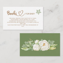 Tarjeta De Recepción Teddy Bear Baby Shower Books para el bebé Enclosur