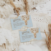 Teddy Bear Balloon Bearly Wait Baby Shower Diaper