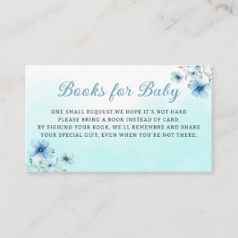 Tarjeta De Recepción Teddy Bear Boy Blue Bearly Wait books para bebé