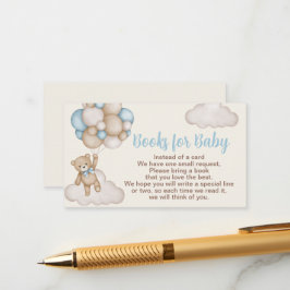 Tarjeta De Recepción Teddy Bear Boy Boys para bebé