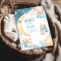 Teddy Bear Houston Tenemos Un Niño Diapper Raffle