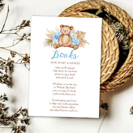 Tarjeta De Recepción Teddy Bear pampas Grasa Baby Books