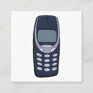 Tarjeta De Recepción Teléfono celular de vintage