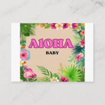 Tema Aloha Baby Shower - Sobre