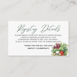 TARJETA DE RECEPCIÓN TEMA DE CRECIMIENTO LOCAL - DETALLES DEL REGISTRO