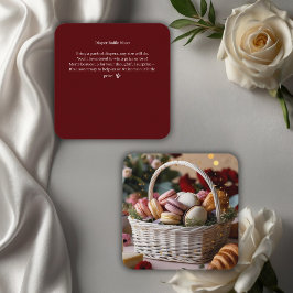 Tarjeta De Recepción Tema de la revista Paris Patisseries Macaroons