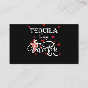 Tarjeta De Recepción Tequila es mi San Valentín - Alcohol Día de San Va