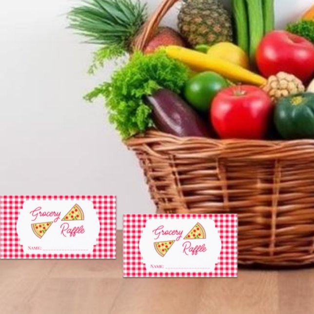 Tarjeta De Recepción That's Amore Bridal Shower Raffle Ticket (Subido por el creador)