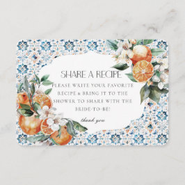 Tarjeta De Recepción Tile toscano Italia Comparte una receta invitada a