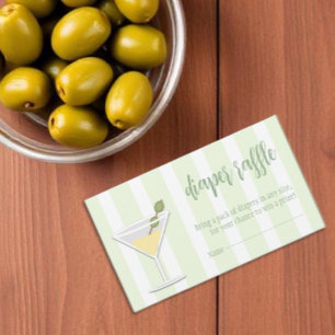 Tarjeta De Recepción Tini One Fiesta de Pañales de Baby Shower