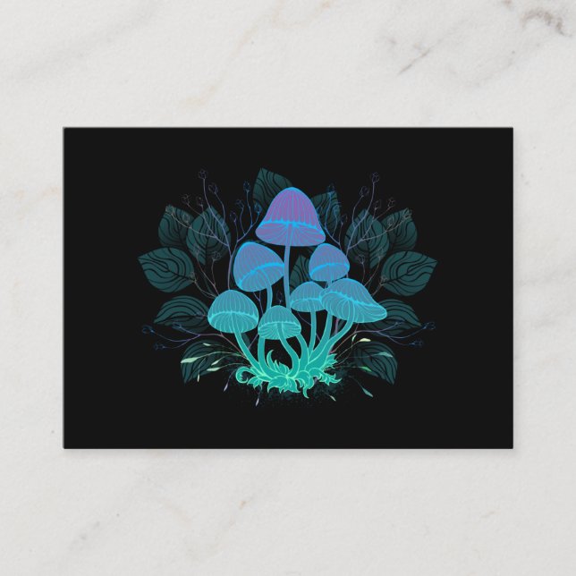 Tarjeta De Recepción Toadstools en Bushes (Anverso)