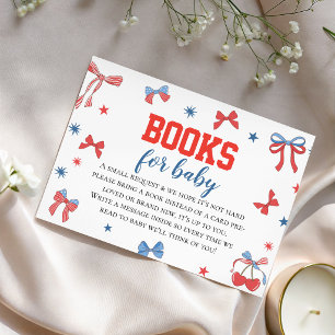 Tarjeta De Recepción Todos los libros americanos para baby shower para
