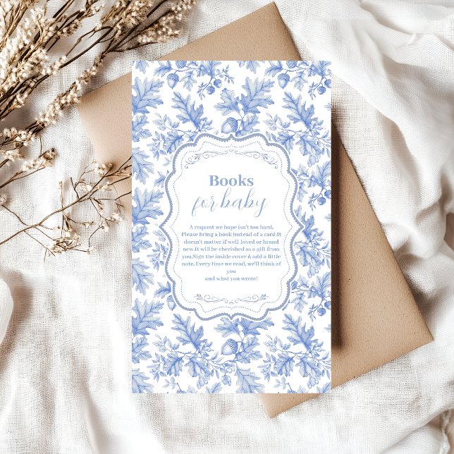 Tarjeta De Recepción Toile De Jouy Woodland Books para el bebé (Subido por el creador)