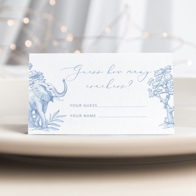 Tarjeta De Recepción Tolie de jouy Safari Cuántas galletas (Subido por el creador)