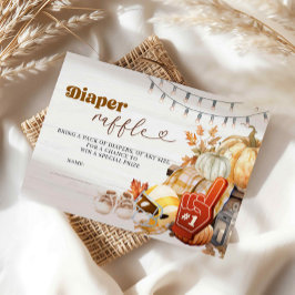 Tarjeta De Recepción Toque y dedos pequeños Baby Shower Diaper Raffle