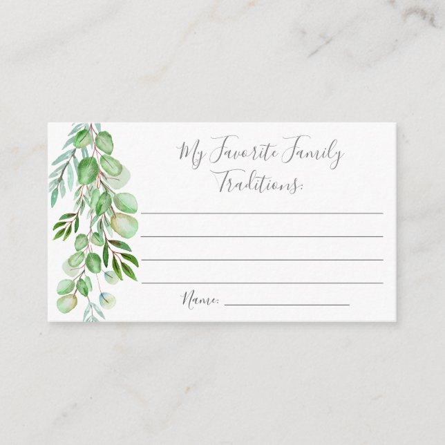 Tarjeta De Recepción Tradiciones familiares de Baby Shower en globos ro (Anverso)