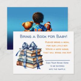 Tarjeta De Recepción Traer un libro para el bebé | BABY SHOWER