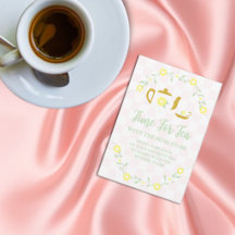 Traiga su té favorito: Baby Shower floral