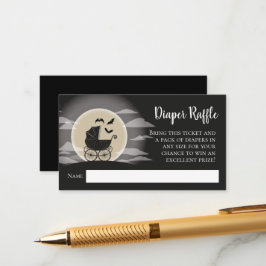 Tarjeta De Recepción Transporte gótico Baby Shower Halloween