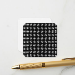 Tarjeta De Recepción Tu Logo Logo Único, Diseño o Patrón de Imagen