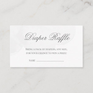 Tarjeta De Recepción Twinkle Little Star Baby Shower Diaper Raffle