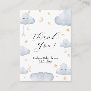 Tarjeta De Recepción Twinkle Little Star Baby Shower Gracias
