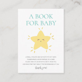 Tarjeta De Recepción Twinkle Twinkle Little Star A Book For Baby Shower