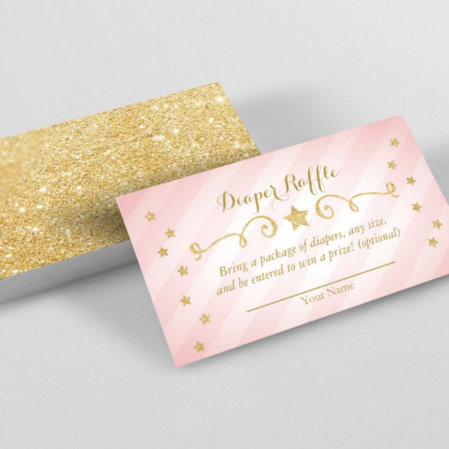 Tarjeta De Recepción Twinkle Twinkle Pequeña Estrella Diaper Raffle Car (Subido por el creador)