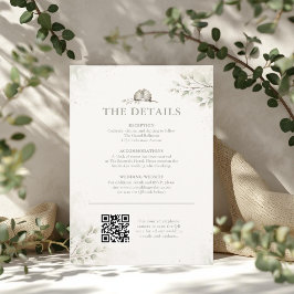 Tarjeta De Recepción Two Are Better Than One Christian Details Card