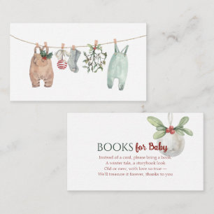 Tarjeta De Recepción Un alegre librito de Navidad ropa para bebé