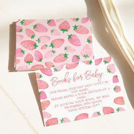 Tarjeta De Recepción Un Baby Shower de fresa dulce de Berry