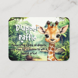 Tarjeta De Recepción Un Baby Shower salvaje